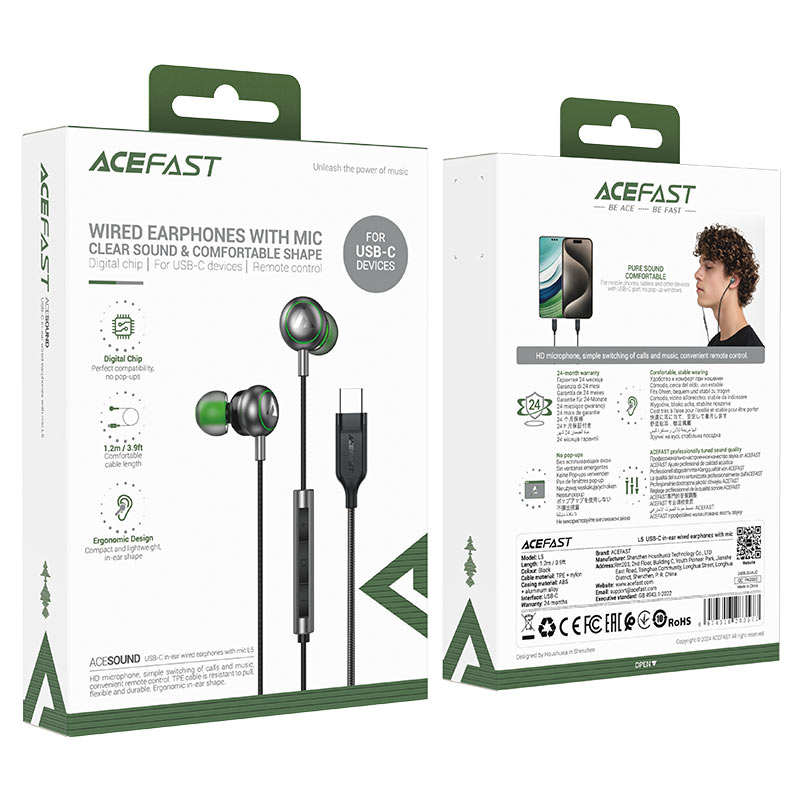 acefast-l5-usbc-in-ear-wired-earphones-with-mic-packaging ACEFAST L5 USB C In Ear Wired Earphones with Mic