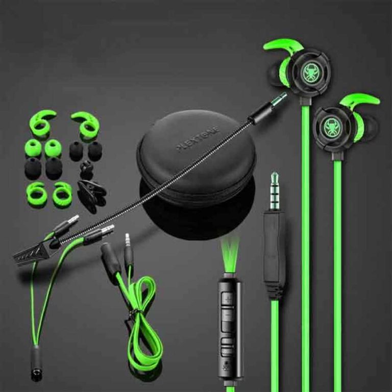 Plextone G30 In-Ear Gaming earphones with Noise Cancelling Mic