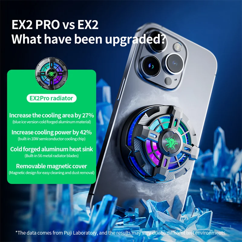 plextone-ex2-pro-mobile-phone-co-2 Plextone EX2 Pro RGB Magnetic Radiator Phone Cooler