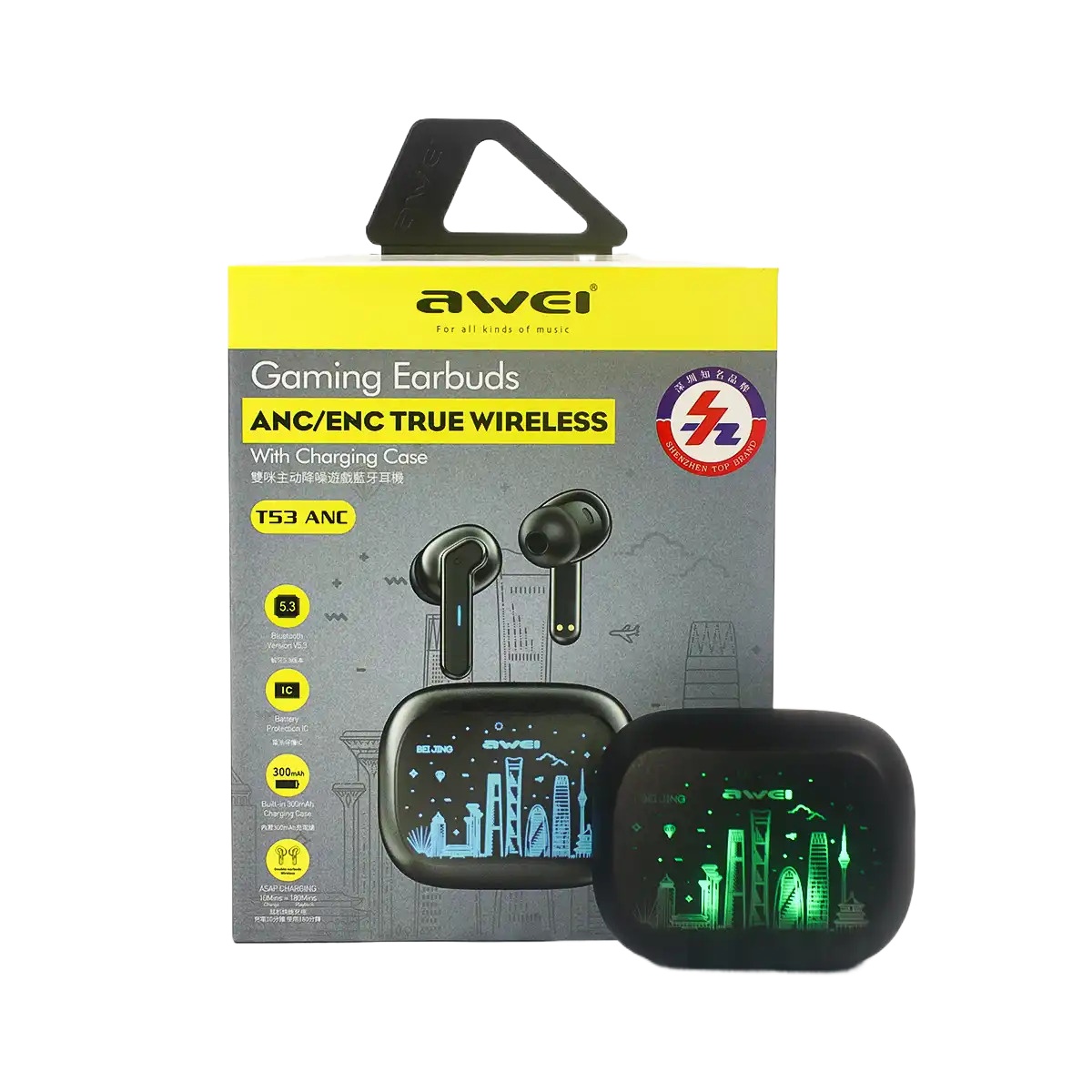 55fb65883f03f6d0dfbb91cc27fb141c Awei T53 (ANC) True Wireless Earbuds
