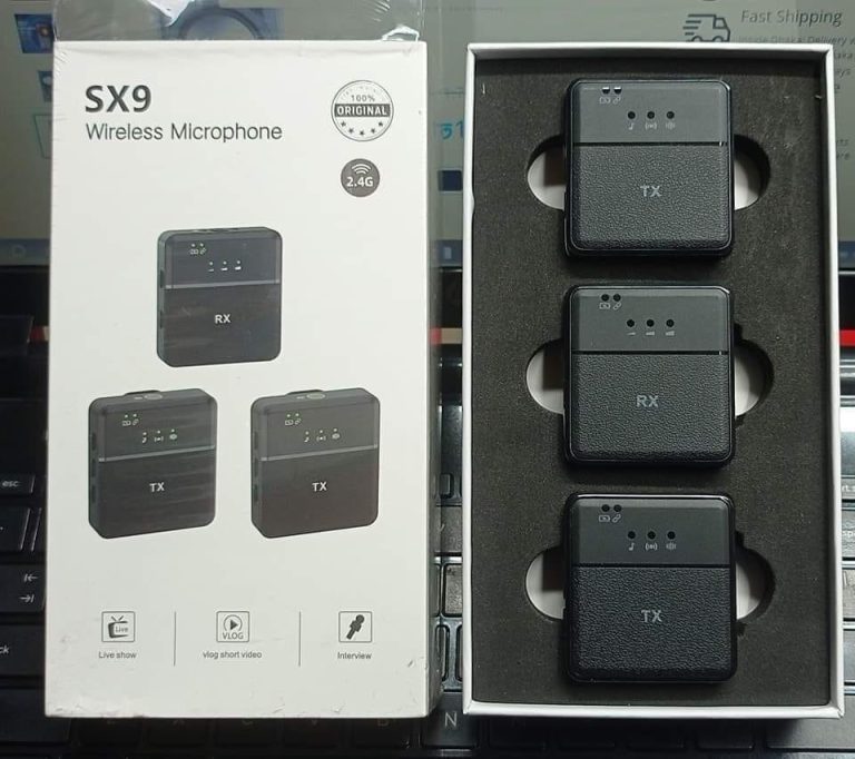 SX9 wireless microphone dual for android