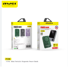 Capture Awei P39K 10000mAh 20W PD Magnetic Wireless Power Bank