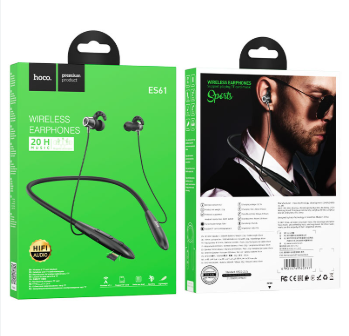 Capture61.2 Hoco ES61 Neckband Wireless Headphones with Microphone
