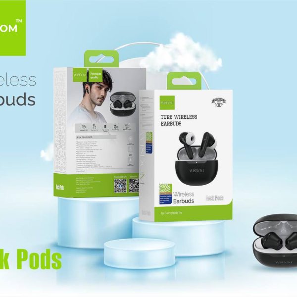 Wisdom Rock Pods Wireless Earbuds