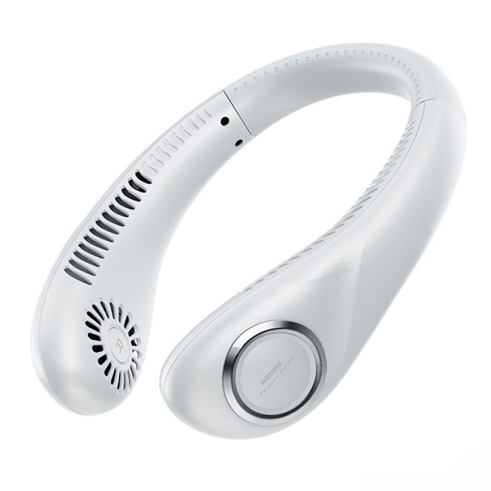 Remax_F23_white Remax F23 Bladeless Rechargeable Neck Fan
