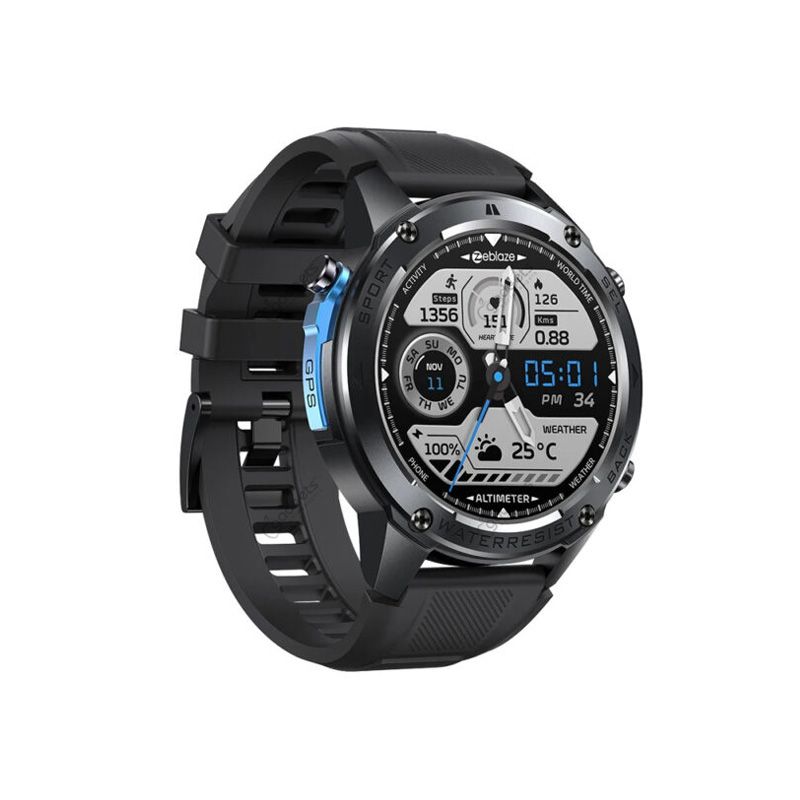Zeblaze-Stratos-2-Ultra-Smartwatch-Black-5956 Zeblaze Stratos 2 Ultra Stainless Steel Body Smartwatch