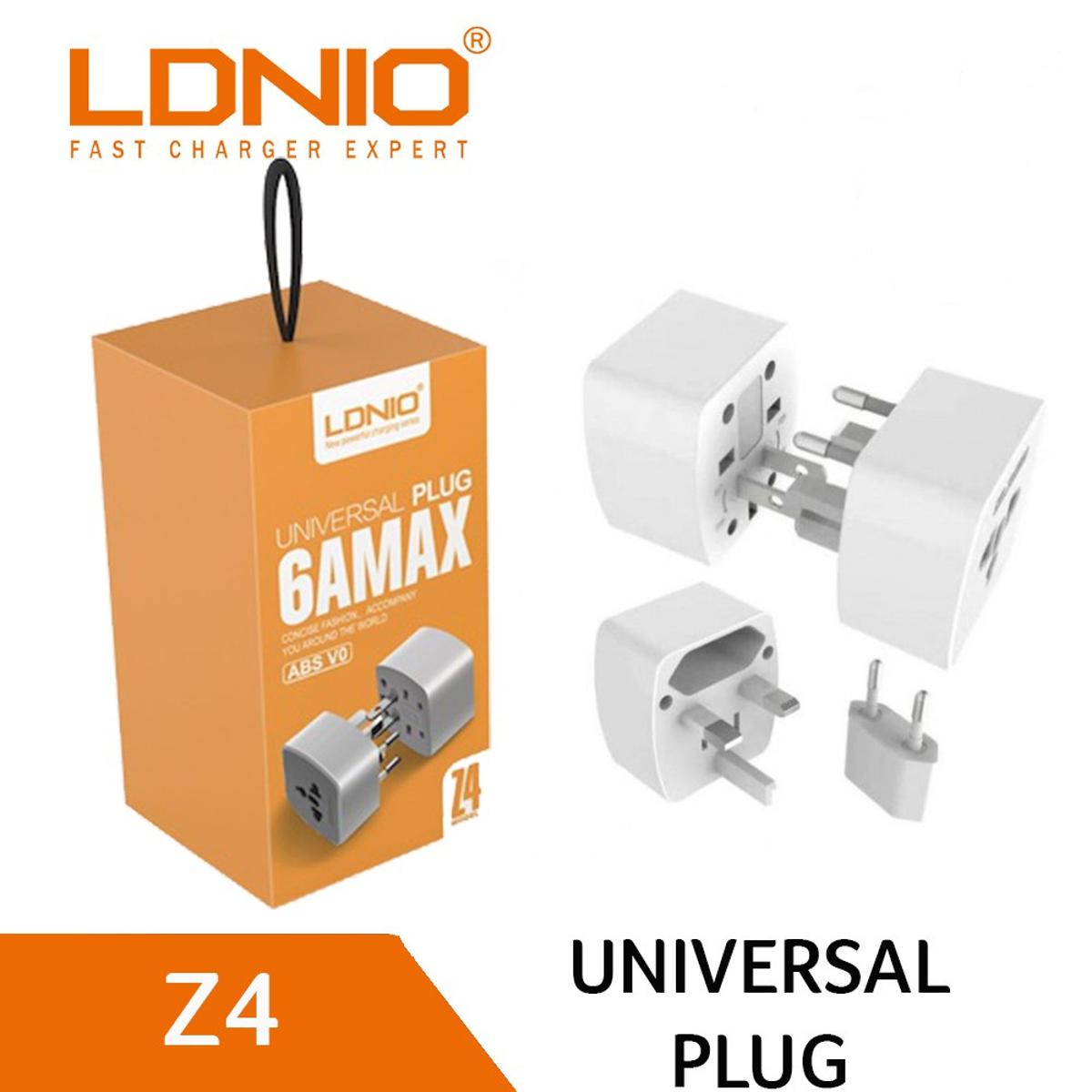 b337d6961edb079b1d59c3b9c15d86ba LDNIO Z4 Universal Plug 6A Max (ABS V0)