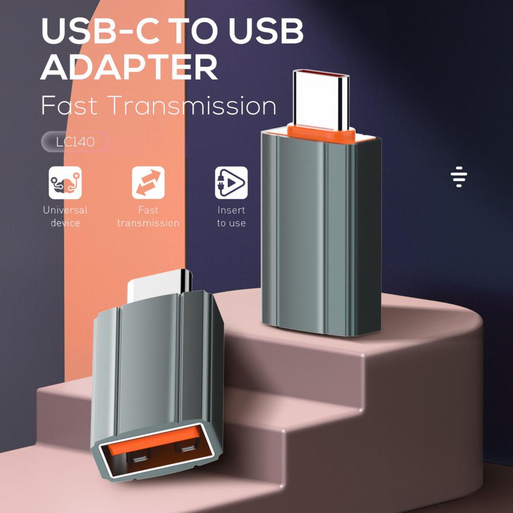 c81895fb35a9a108c5f5004c1df79f5d LDNIO LC140 USB Convertor Type-C to USB A Adapter OTG