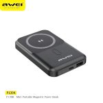 AWEI P139K 10000mAh Fast Charging 22.5W Power Bank 15W Wireless Magnetic With Stand