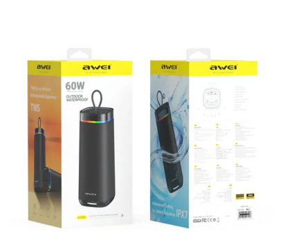 1 Awei KA66 60W Waterproof Bluetooth Speaker