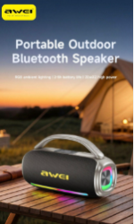Awei Y887 Pro 40W Portable Bluetooth Outdoor Speaker with RGB Light