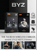 BYZ T61 Bean Wireless Earbuds – True Wireless Noise Cancelling Earphones