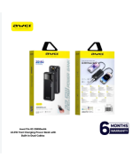 Awei PA-93 20000mAh 22.5W Power Bank with Built in Cables