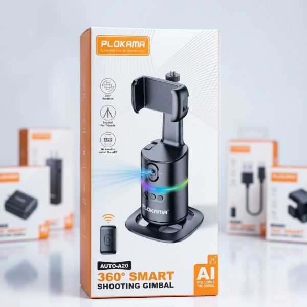 PLOKAMA AUTO-A20 360° Smart Shooting Gimbal
